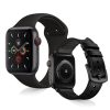Bőr + szilikon óraszíj készlet az Apple Watch 42 és 44 mm-es órához