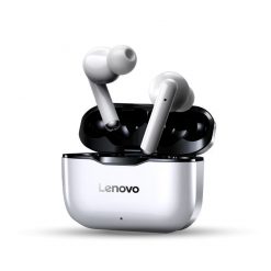 Lenovo LivePods LP1 Bluetooth 5.0 Vezeték Nélküli Fülhallgató Töltőtokkal Fehér-Fekete